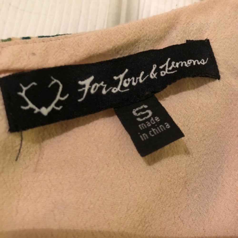 For Love and Lemons Bright Floral Romper Small - Picture 5 of 7
